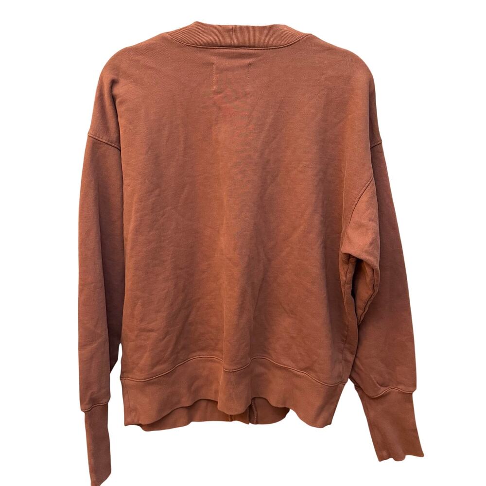 Citizens of humanity Fleece Cardigan In Chai Brown Size Small Oversized Comfort - Picture 4 of 14